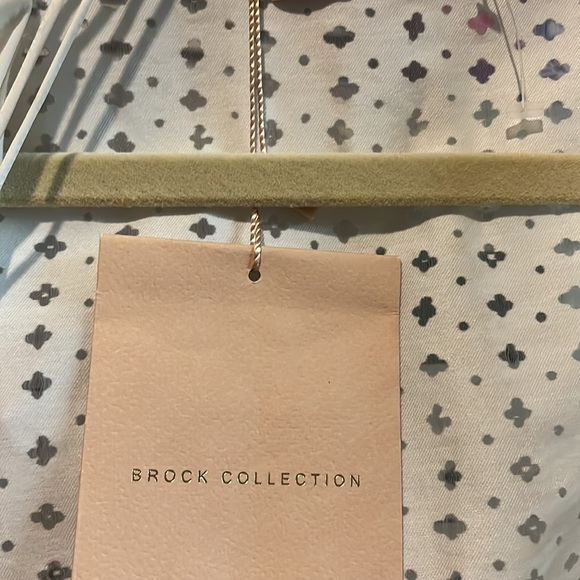 BROCK COLLECTION COTTON POPLIN EYELET WRAP MAXI DRESS - NWT - Picture 8 of 16